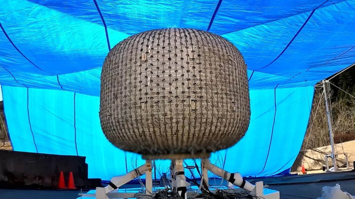 Watch an Inflatable Astronaut Habitat Blow Up Until It Pops