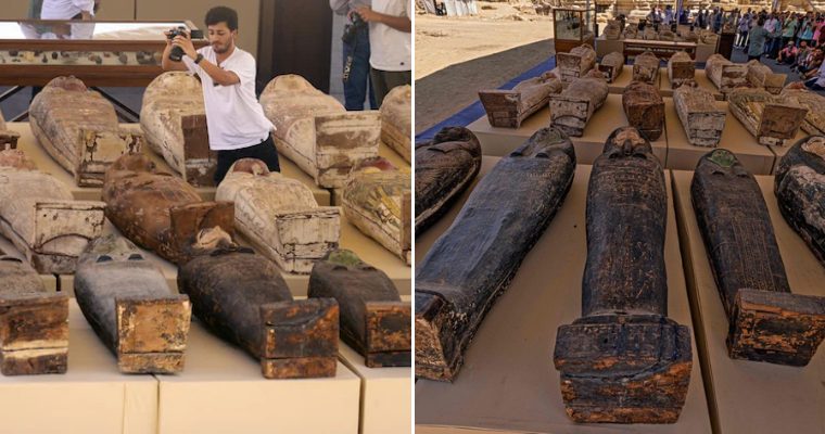 Archaeologists have unearthed a trove of artifacts at the necropolis of Saqqara