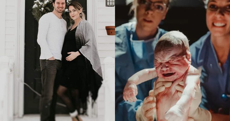 A Mother Took Stunning Photos Of The Exact Moment Her Son Was Born