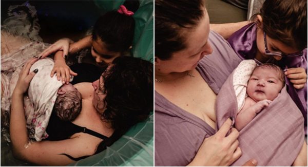 Pictures Of A Young Baby Girl Who Aided Her Mother In Giving Birth At Home