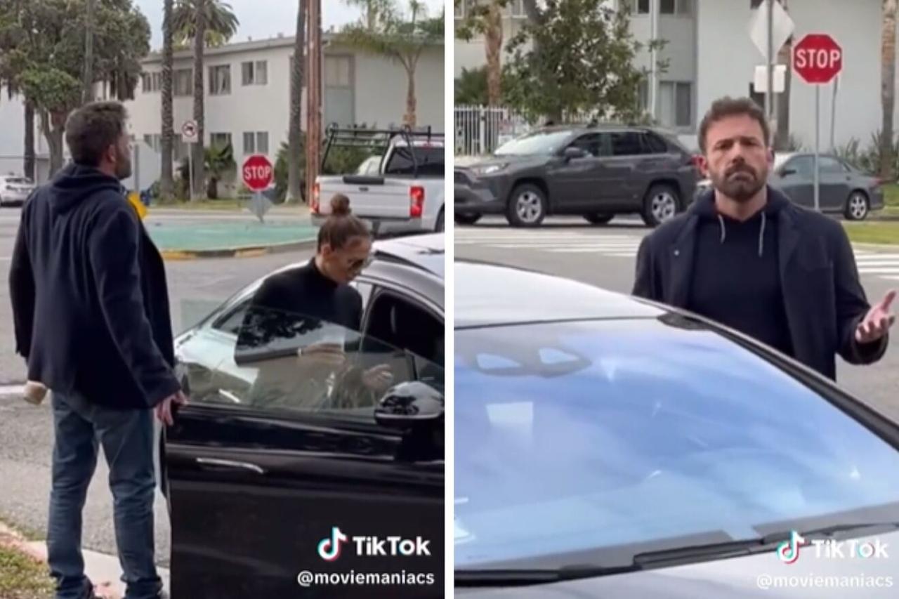 Ben Affleck looks miserable with Jennifer Lopez, slams car door in her face  | Marca