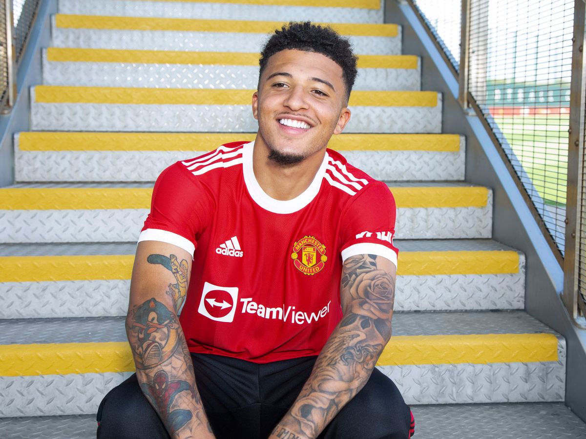 Jadon Sancho's first words after finally completing Manchester United transfer - Mirror Online