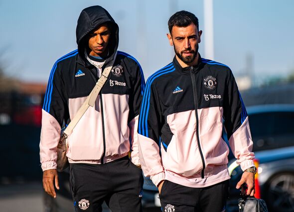 Marcus Rashford and Bruno Fernandes