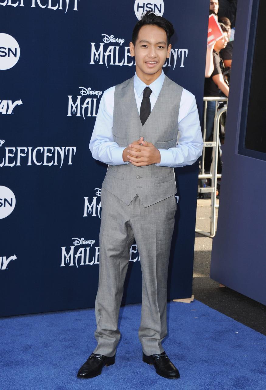 Maddox Jolie-Pitt at the Maleficent premiere. Photo: Getty Images