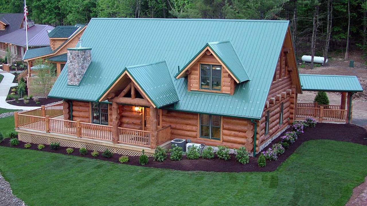 Indian Lake Log Cabin Model - ELogHomes