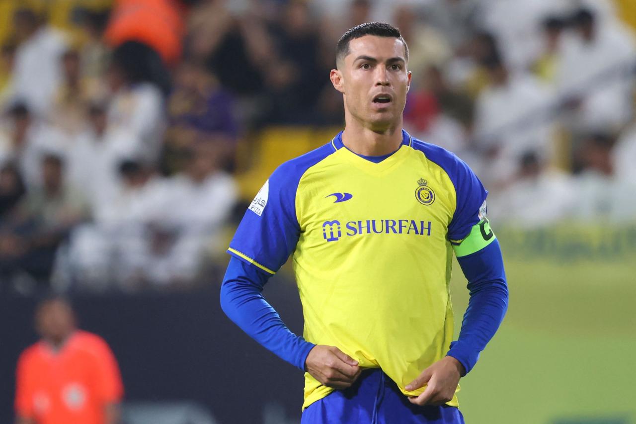 Ronaldo, 38, has scored 12 goals in the Saudi Pro League