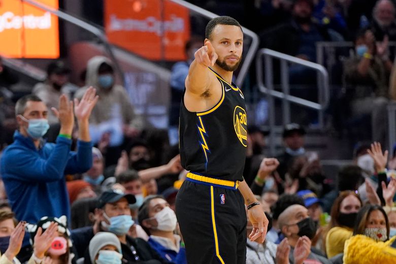 Stephen Curry closes in on 3s record as Warriors top Blazers | The Seattle  Times